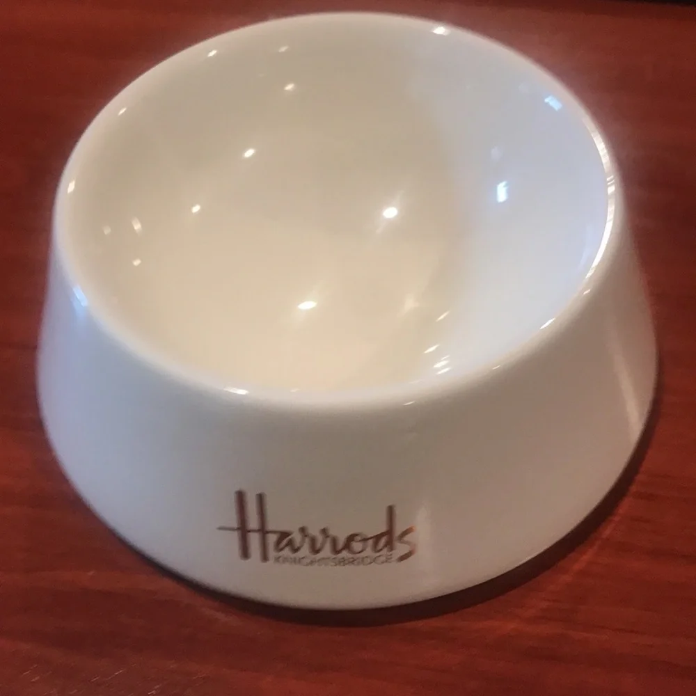 Harrods Pet Food Bowl SMALL Dog or Cat Knightsbridge